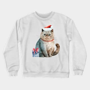 cat christmas Crewneck Sweatshirt